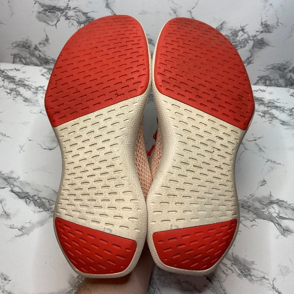 Allbirds Men 9.5 Tree Dasher Shoe Coral Pink Sneaker Lace Up Athletic Active Gym - Picture 6 of 9
